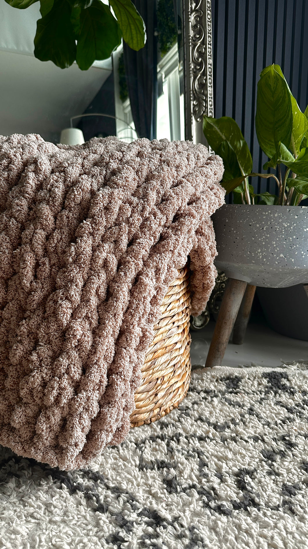 Beige Big Comfy Blanket